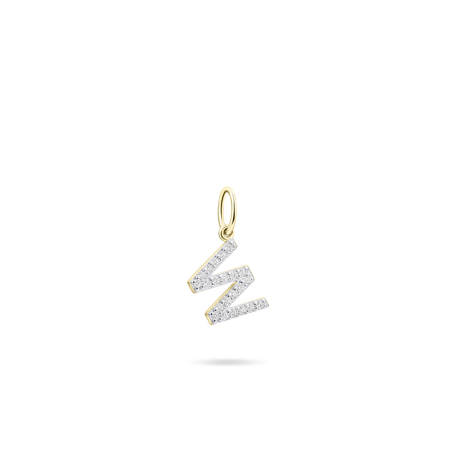 Gisser - Gold Plated W Initial Pendant