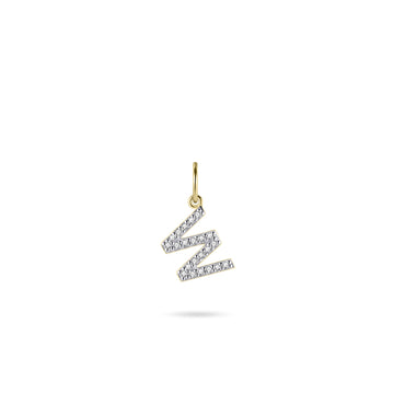 Gisser - Gold Plated W Initial Pendant