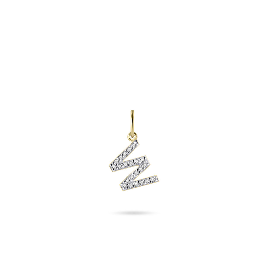 Gisser - Gold Plated W Initial Pendant