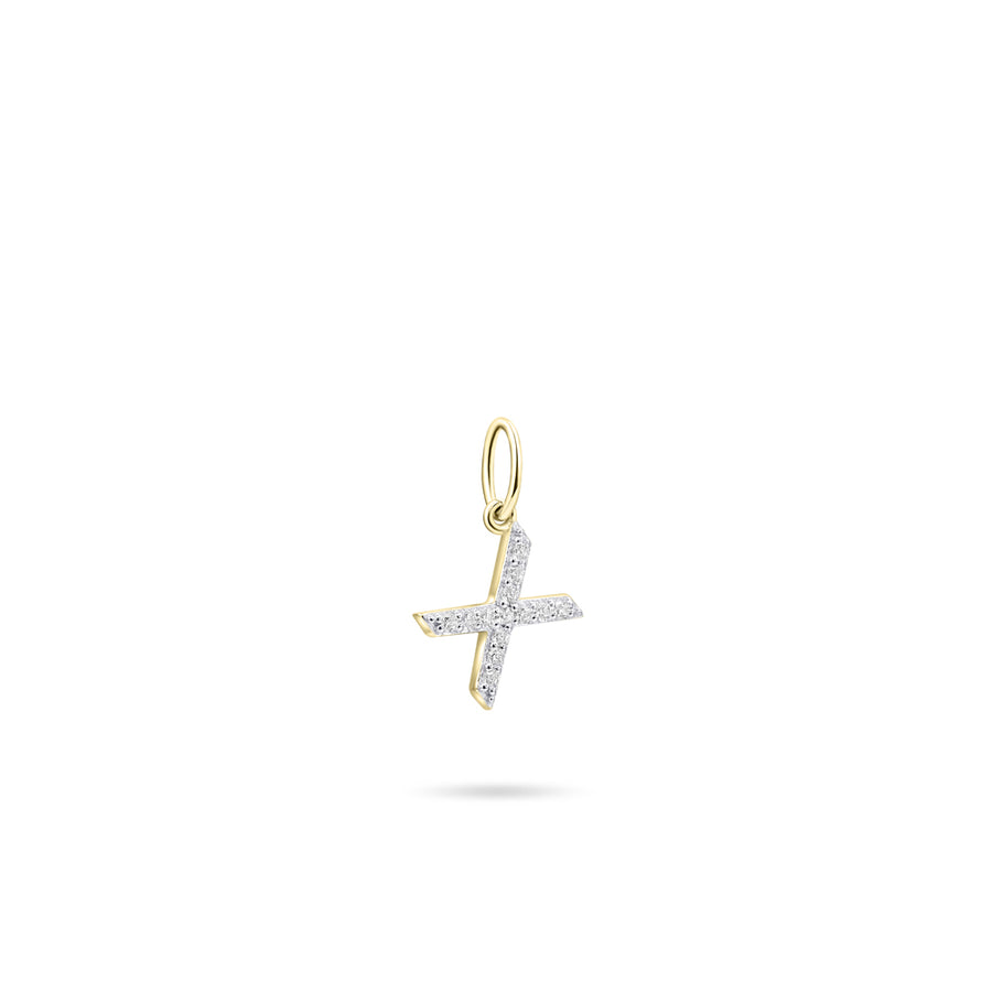 Gisser - Gold Plated X Initial Pendant