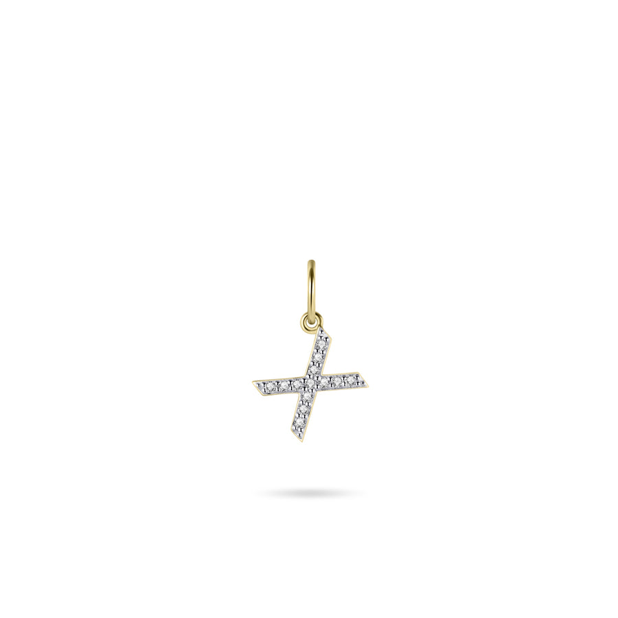 Gisser - Gold Plated X Initial Pendant