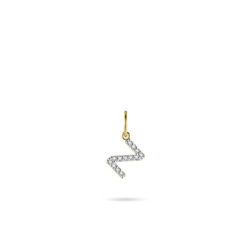 Gisser - Gold Plated Z Initial Pendant