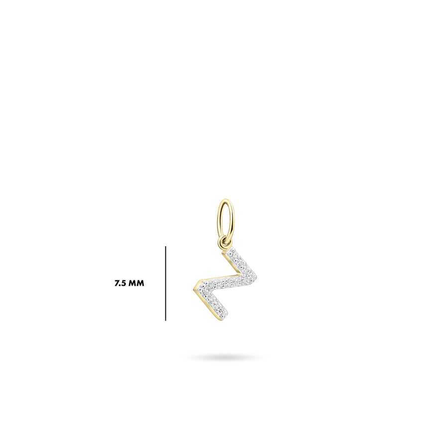 Gisser - Gold Plated Z Initial Pendant