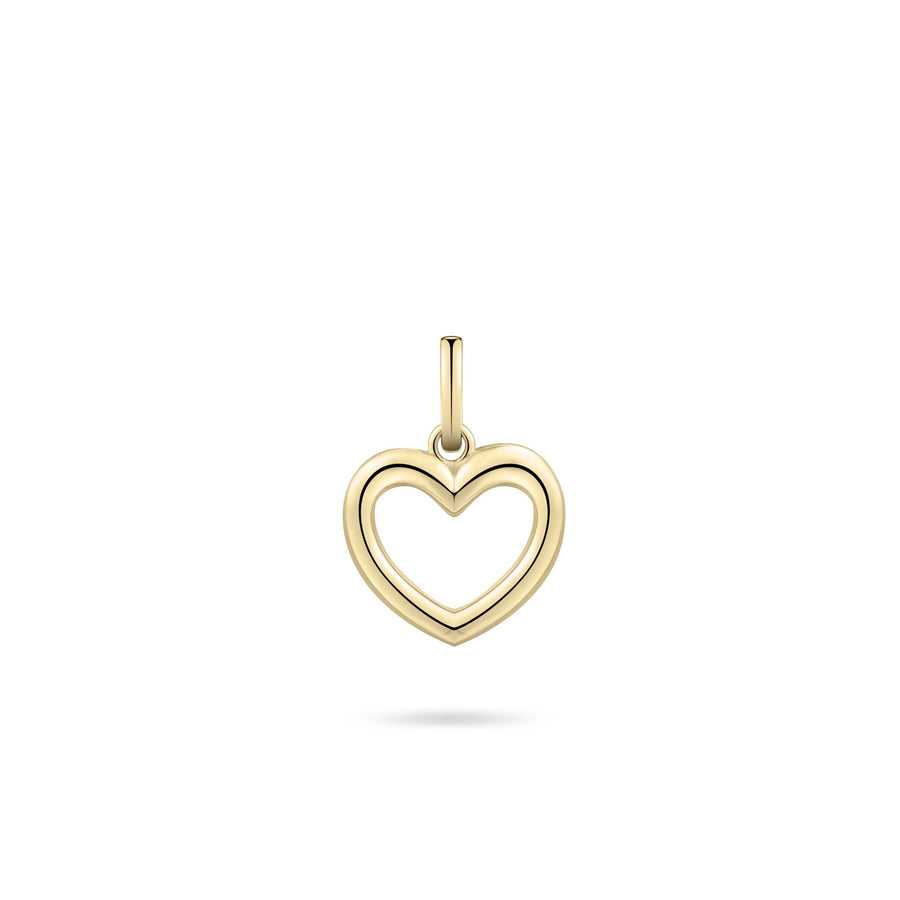 Gisser - Gold Plated Open Heart Pendant