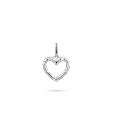 Gisser - Silver Open Heart pendant