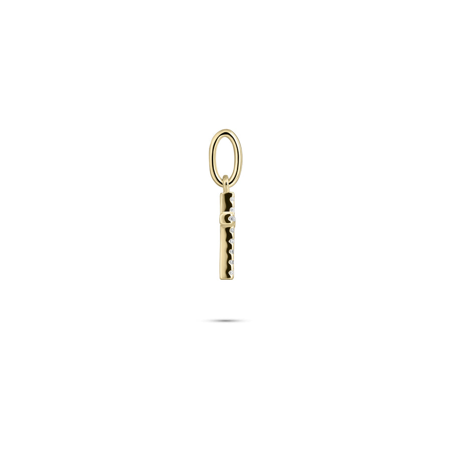 Gisser - Gold Plated CZ Cross pendant