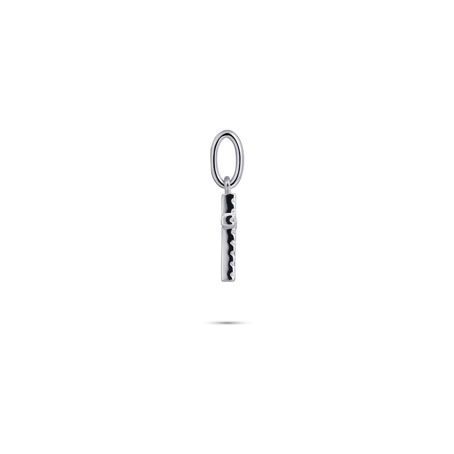 Gisser - Silver CZ Cross pendant