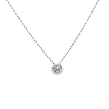Sterling Silver CZ Necklace