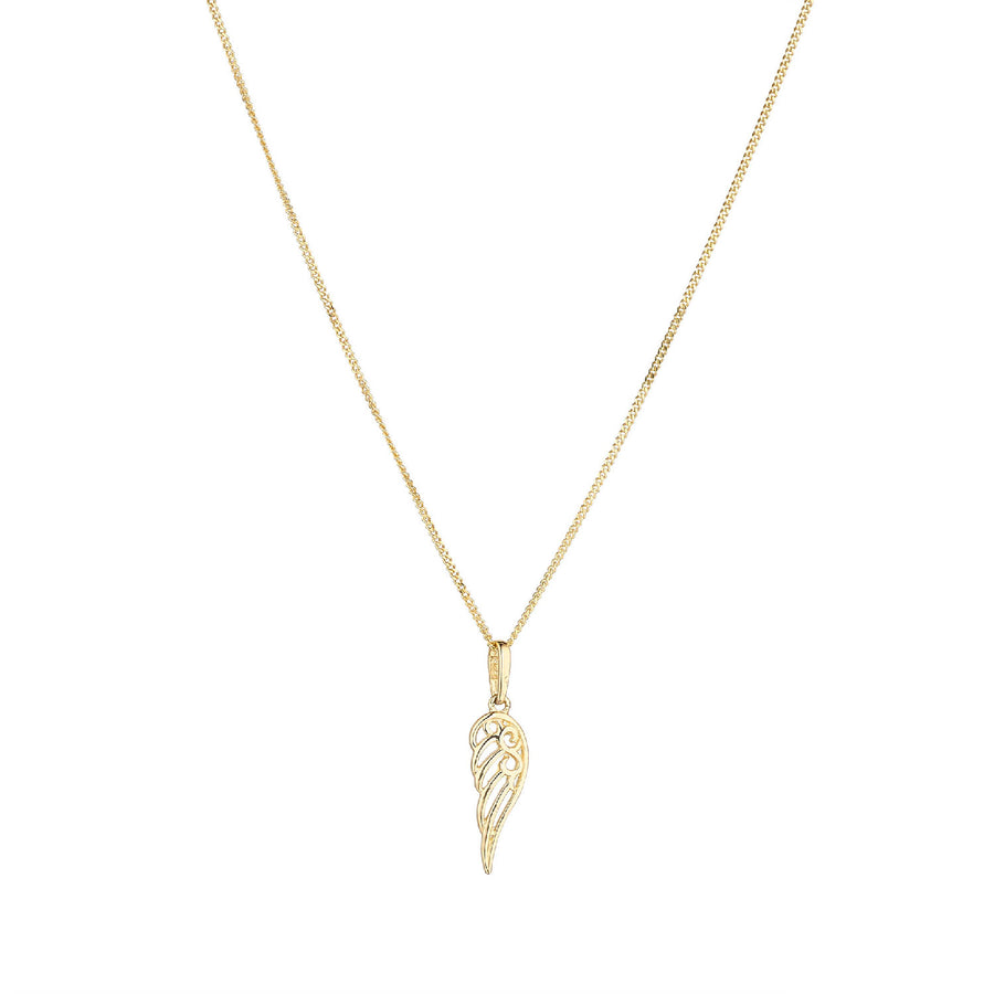 9ct Gold Angel Wing Necklace