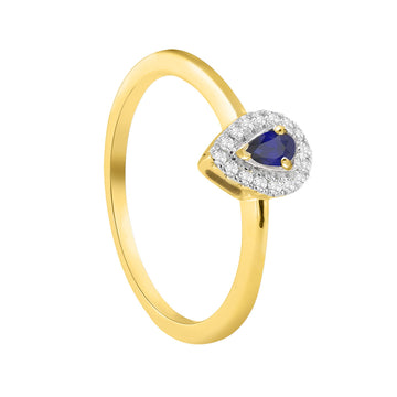 Sapphire & Diamond Ring