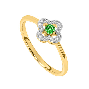 Emerald & Diamond Ring