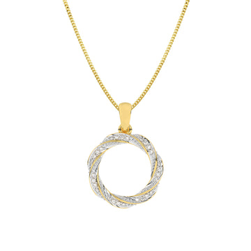 Diamond Circle Necklace