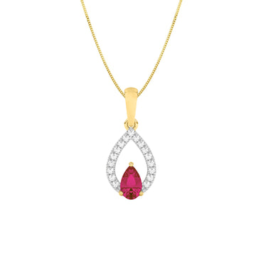 Ruby & Diamond Necklace