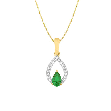 Emerald & Diamond Necklace