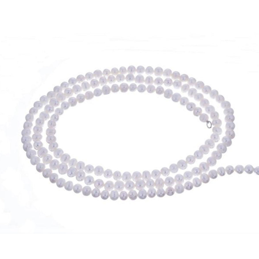 Silver Freshwater Pearl Necklace