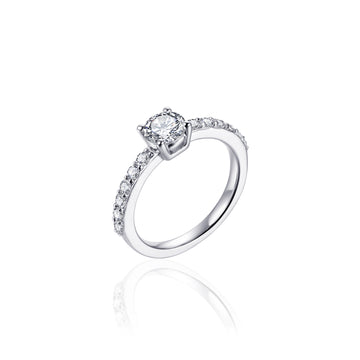 Gisser - Silver CZ Ring
