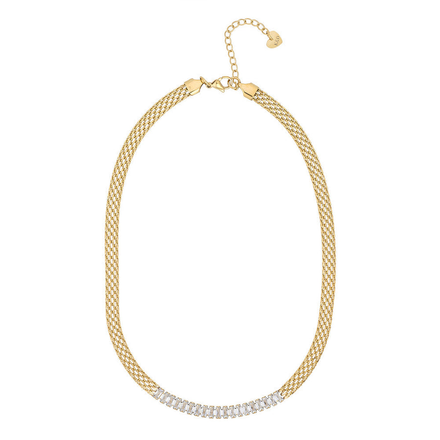 Knight & Day - Clear Mesh Necklace
