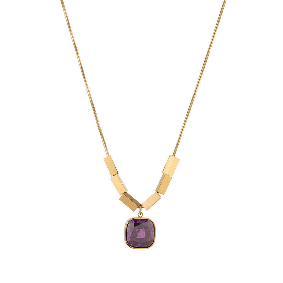 Knight & Day - Emmalyn Amethyst Necklace