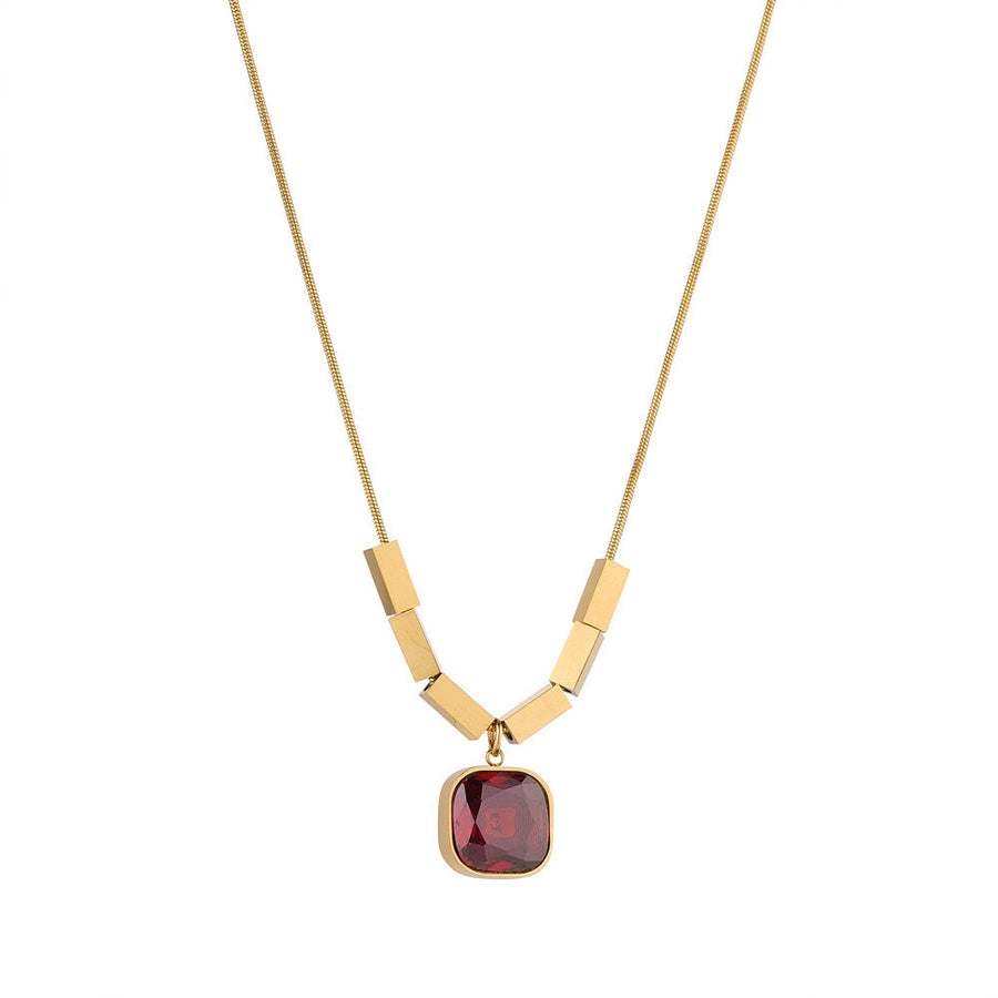 Knight & Day - Emmalyn Garnet Necklace