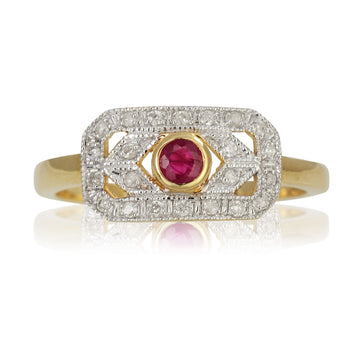 Ruby & Diamond Ring