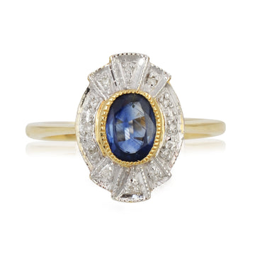 Sapphire & Diamond Ring