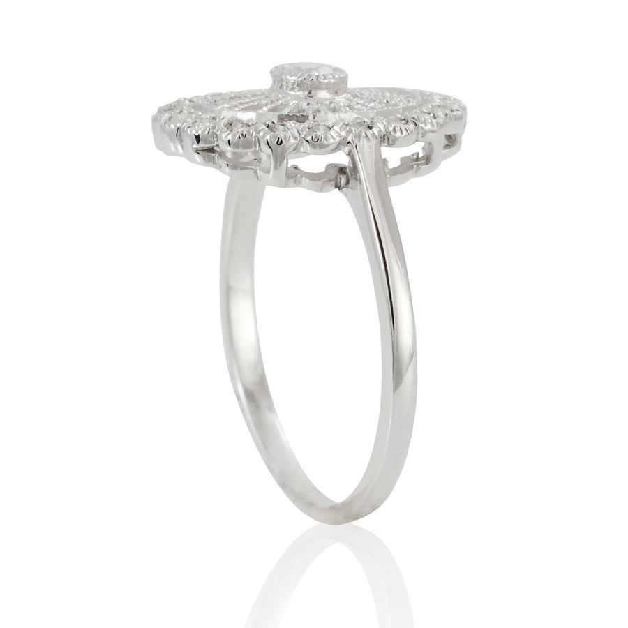 Diamond Cluster Ring