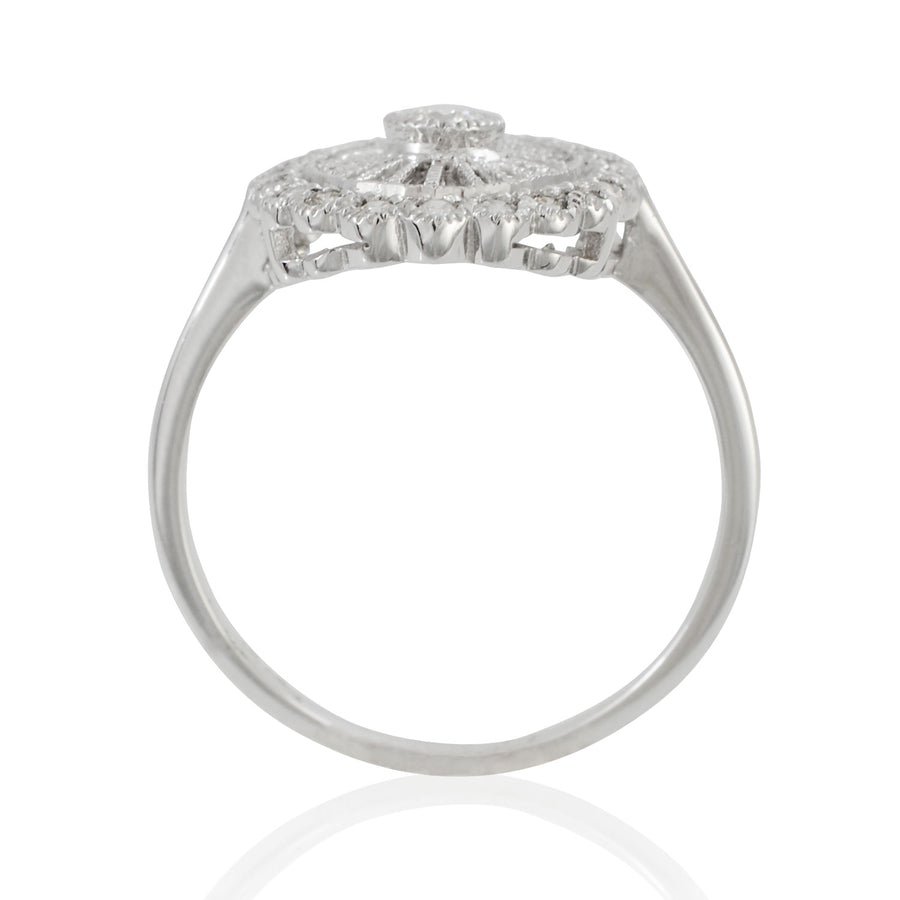 Diamond Cluster Ring