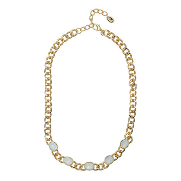 Knight & Day - Alora White Opal Necklace