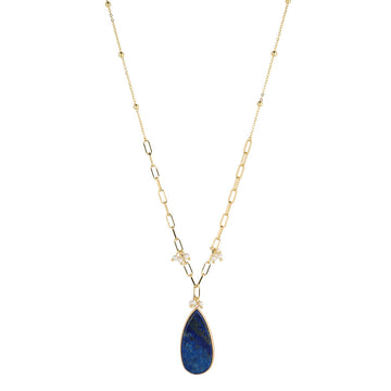 Knight & Day - Lapis Long Necklace