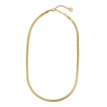 Knight & Day - Flat Snake Necklace