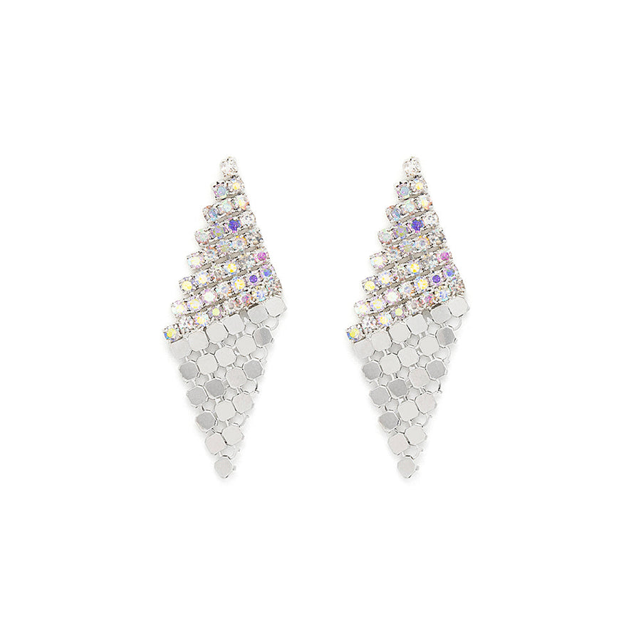Knight & Day - Adelina Clear Crystal Drop Earrings