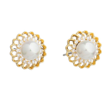 Knight & Day - Amaia Gold Pearl Earrings