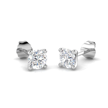 Lab Diamond Solitaire Earrings