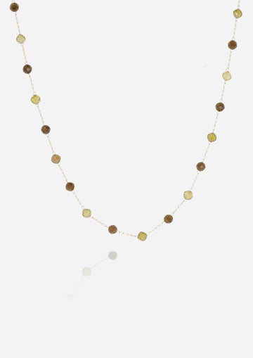 Zag Bijoux - Brown Beaded Necklace