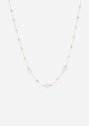 Zag Bijoux - White Beaded Necklace