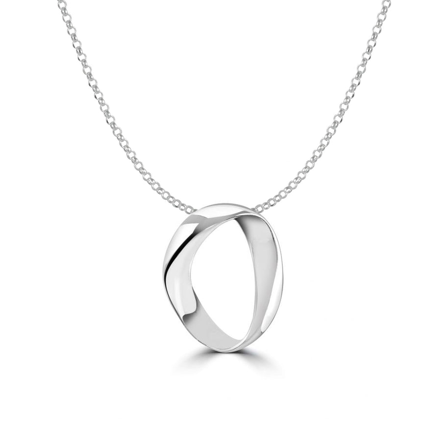 Sterling Silver Open Circle Pendant