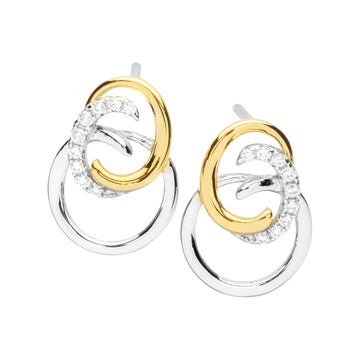 Nana Kay - Swinging Silver Breeze Earrings