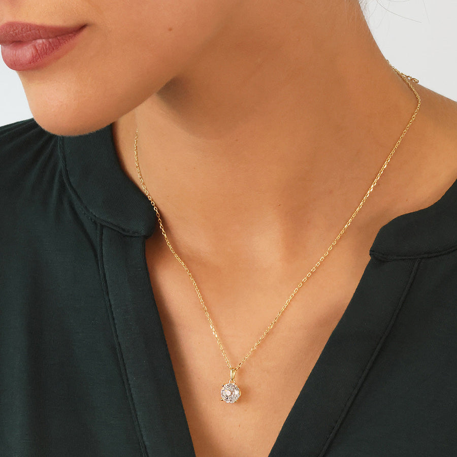 Nana Kay - Classic Solitaire Cz Caelia Necklace