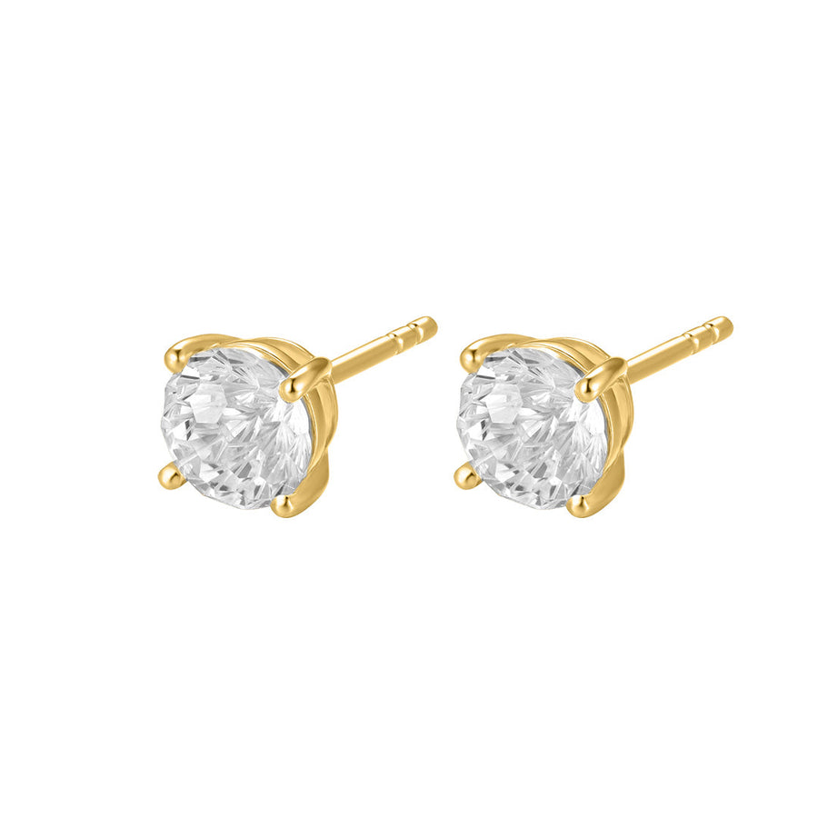 Nana Kay - Classic Solitaire Cz Caelia Earrings