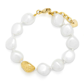 Knight & Day - Shell Pearl Bracelet