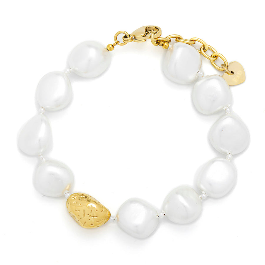 Knight & Day - Shell Pearl Bracelet