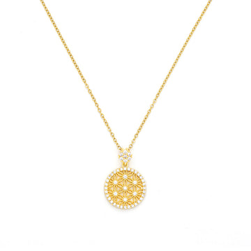 Knight & Day - Crystal Flowers Pendant