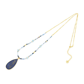 Knight & Day - Lapis, Semi Precious Stone Necklace