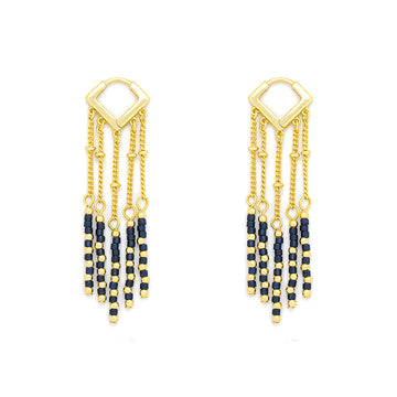 Knight & Day - Lapis, Semi Precious Stone Earrings