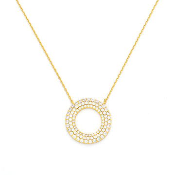 Knight & Day - Circle Drop Necklace