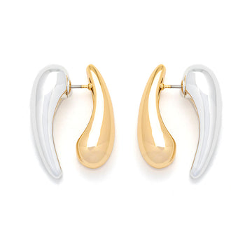 Knight & Day - Mixed Metal Earrings