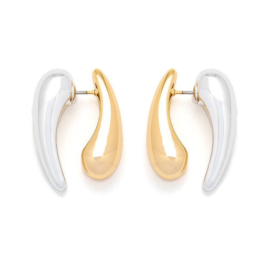Knight & Day - Mixed Metal Earrings