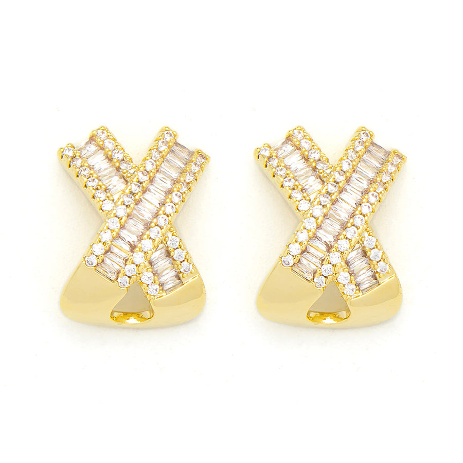 Knight & Day - Kiss Gold Earrings