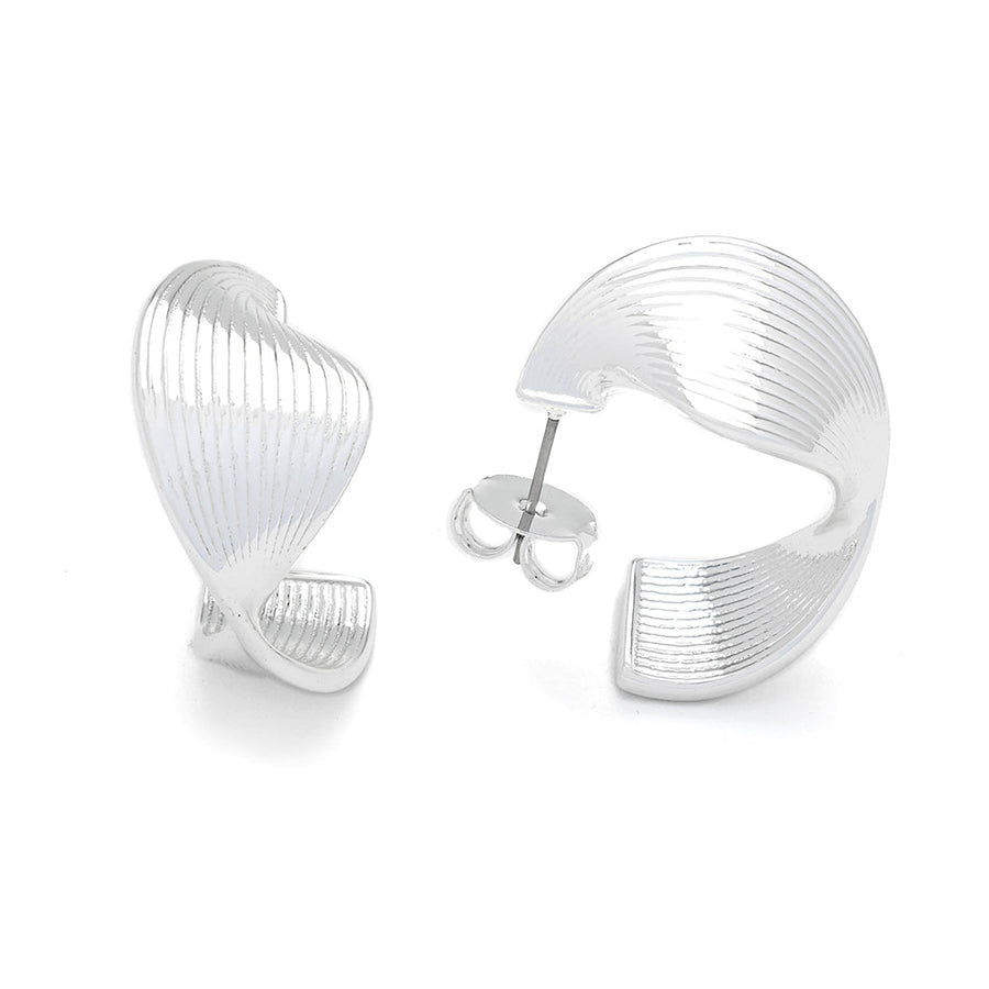 Knight & Day - Spiral Style Silver Earrings