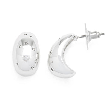 Knight & Day - Crystal Studded Teardrop Earrings